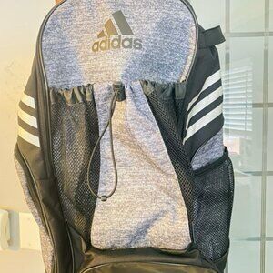 Adidas Backpack, Heather Gray/Black